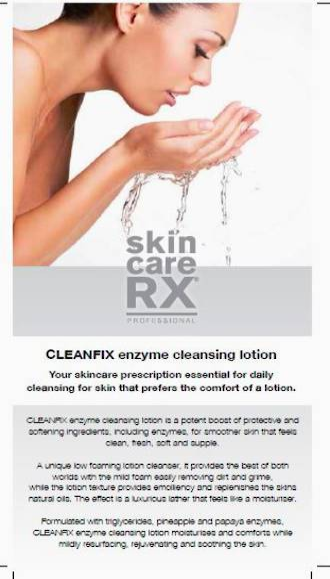 SkincareRX CleanFIX Enzyme Cleansing Lotion DL Flyer - Pack of 50 image 0